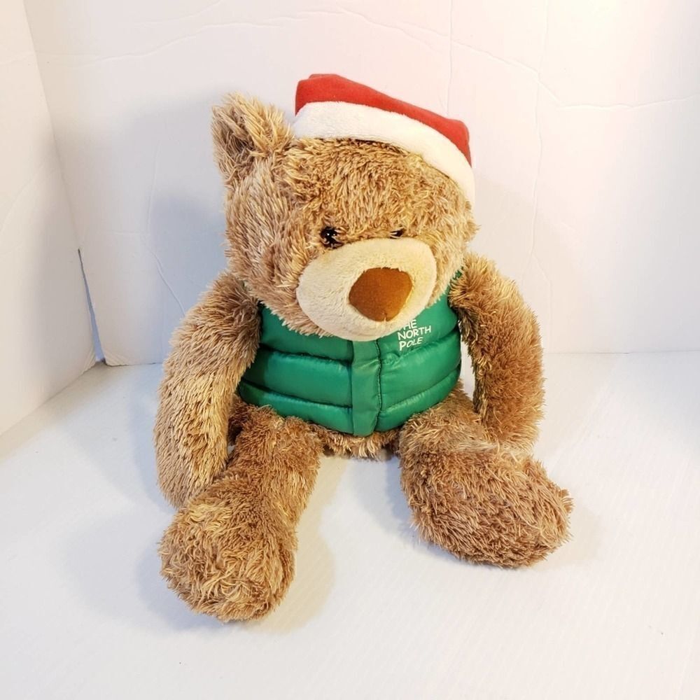 Hallmark Christmas Plush Bear North Pole